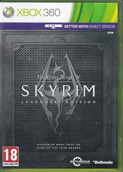 The Elder Scrolls V Skyrim Legendary Edition - XBOX 360 (B Grade) (Used) (eng)